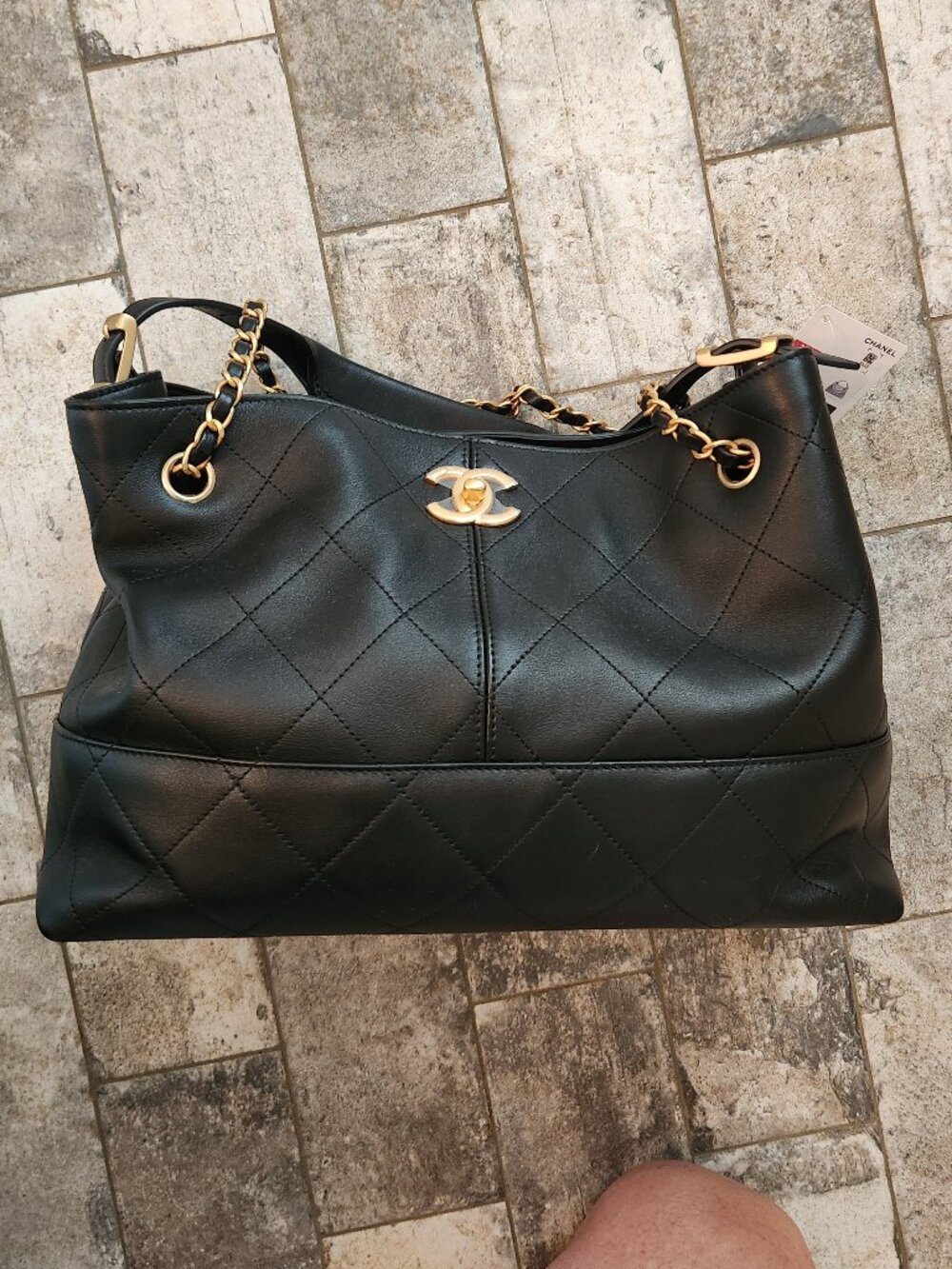 Chanel  25A Tote Shopping Bag, Authentic - Picture 3 of 11